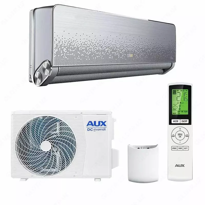  Бытовой кондиционер (inverter+стерилизация+датчик влажности) AUX ASW-H12/A5/CPRO (Стальной) Только в розницу