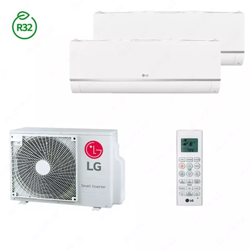   Devorga ornatiladigan ichki blok (Wi-Fi) LG Standard Plus S MJ05PC.NSJ 1 5 kVt dan 7 5 kVt gacha (Oq)