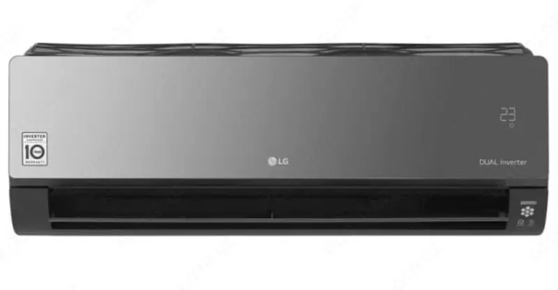 Devorga ornatiladigan ichki blok (Wi-Fi) LG Artcool Mirror AM07BP.NSJRO (Qora Mirror)