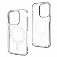 Противоударный силиконовый чехол для "Apple" 15 Pro (Прозрачный)