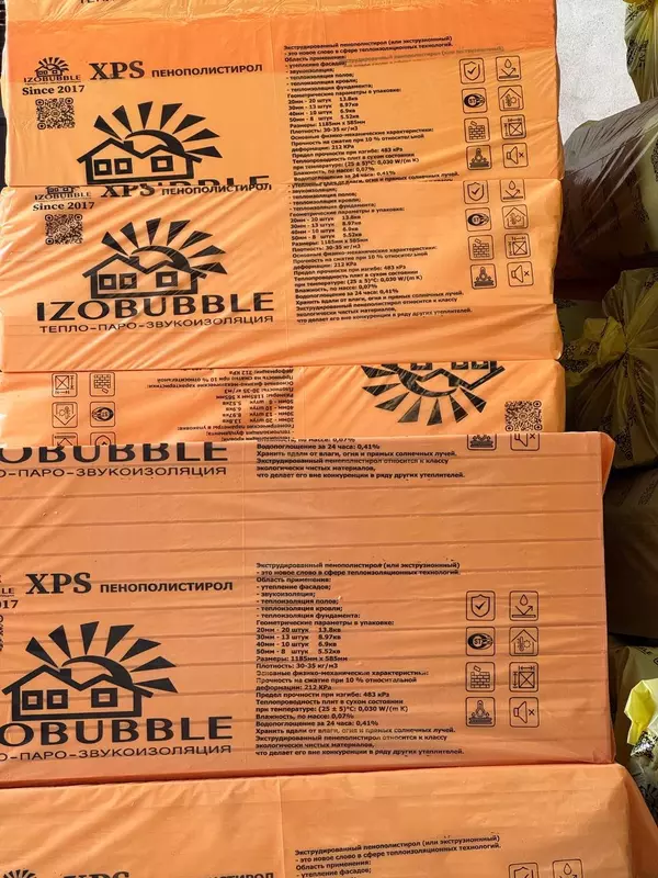  Ishlab chiqaruvchidan penopolistirol - Izobubble OOO