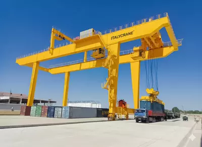 Мобильный козловой кран ITALYCRANE на резиновых шасси до 250 тонн - Цена по запросу