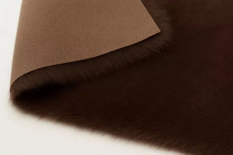 Мех для обуви и одежды с содержанием овечьей шерсти на трикотажной основе - по запросу