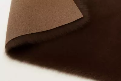 Мех для обуви и одежды с содержанием овечьей шерсти на трикотажной основе - Цена по запросу