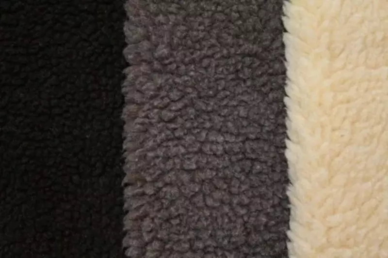 Мех для обуви и одежды с содержанием овечьей шерсти на трикотажной основе Накладки на обувь