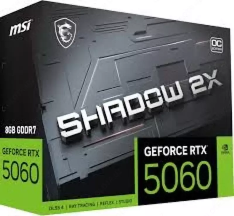 MSI video kartasi - 8GB GeForce RTX5060 SHADOW 2X OC