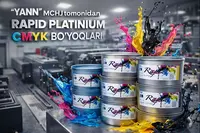 Офсетная краска СМУК и лак (глянсевый  матовый)(Rapid)