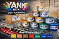  Listli mashinalar uchun ofset bo‘yoq. Tezkor fanton - Chop etish uchun bo'yoqlar