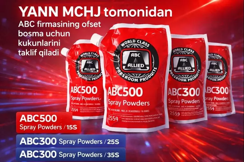 Ofset bosma uchun tirnalishga qarshi kukun