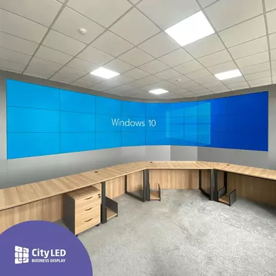 o‘rnatish va yetkazib berish CITY LED muz ekrani