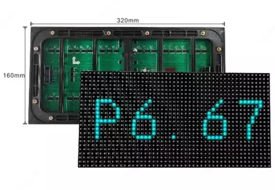 6 990 000 so'm / dona Tashqi modulli LED displey P6