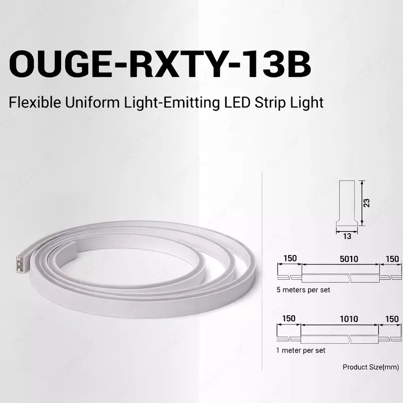 Гибкая равномерно светящаяся LED-лента OUGE-RXTY-13B