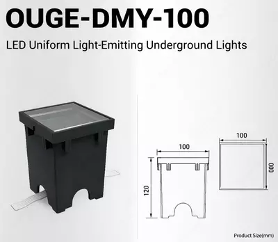 OUGE-DMY-100 yerga o‘rnatiladigan LED yoritgich