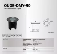 Подземный светодиодный LED-светильник OUGE-DMY-90