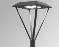 DSL 002/4 dekorativ ustunli tashqi LED chiroq