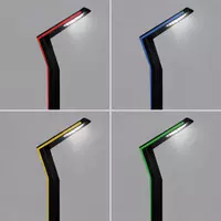 Уличный светодиодный LED-фонарь на опоре SDSL с декоративной подсветкой