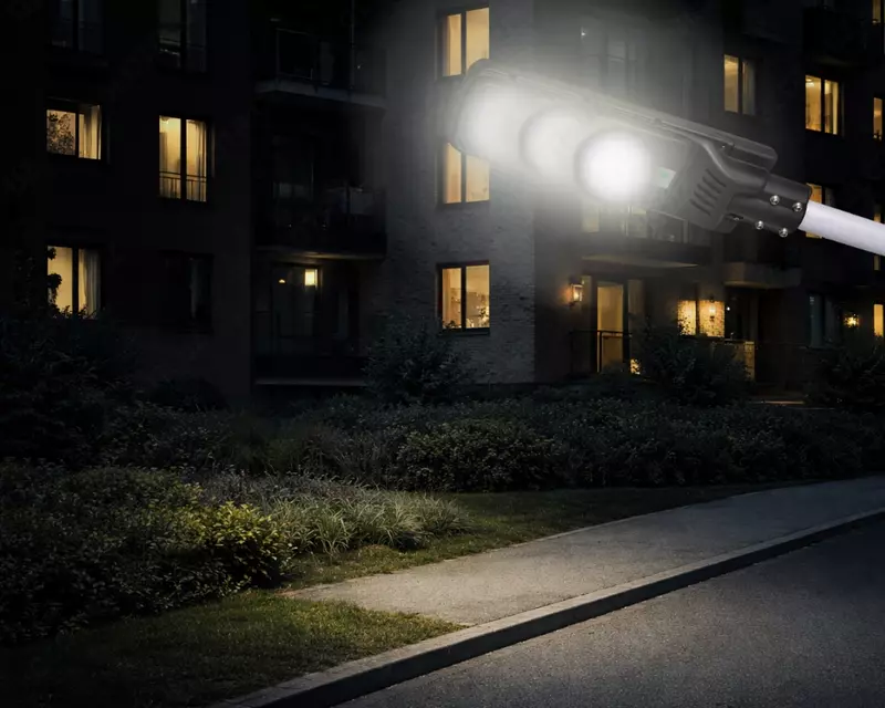 AK-SSL quyosh energiyasida ishlovchi tashqi LED chiroq Chakana savdo