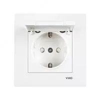 SOLO S/Z s krish (розетка с заземлением и крышкой)