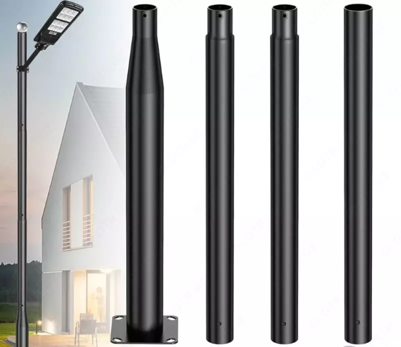  Опора для фонаря трубчатая DSL - 001/1/1 30W Ф120х80 Bra Только в розницу