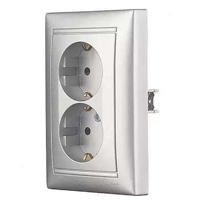  LUX (2 ROZ) ikki o‘rinli elektr rozetka - 