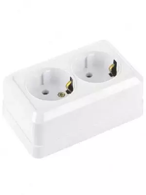  LUX S/Z ikki o‘rinli yerga ulangan rozetka - 