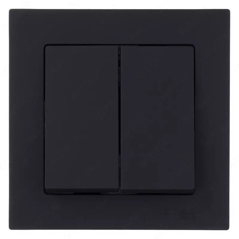 DUO (2 VKL) — Black / Mebel / Choco / Matte Grafit выключатель