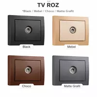 TV розетки — Black / Mebel / Choco / Matte Grafit