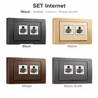SET Internet (2 порта) — Black / Mebel / Choco / Matte Grafit