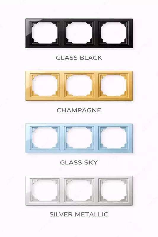 3 рамка для розеток