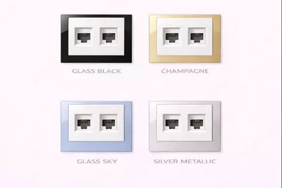 SET ikki portli rozetka