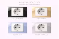 Розетка SOLO S/Z (1 розетка с заземлением)