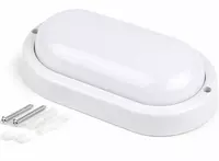  Germetik plafon QORA 15W 4000K OVAL Изготовление  установка и доставка светодиодных Лед экран CITY LED