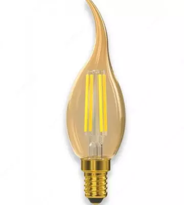 Candle lampochka 12W Gold