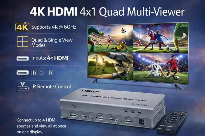HDMI Quad-Viewer 2х2 (Квадратер)