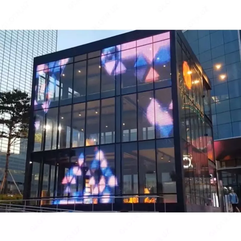 Прозрачный LED экран (медиафасад)