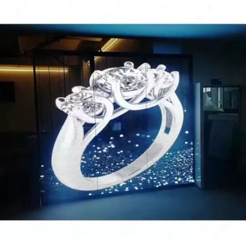 Прозрачный LED экран (медиафасад)