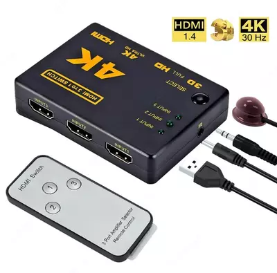 4K HDMI 9×1 мультисвитч сплиттер