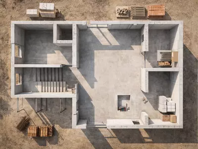   Строительство под ключ» возведение коробки здания