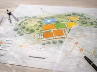   Landshaft loyihalash: bosh reja (genplan) va zonalash