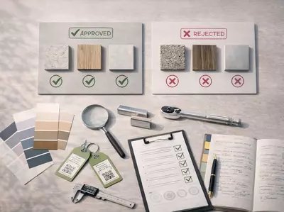  Mualliflik va texnik nazorat: materiallar va texnologiyalar nazorati Chakana savdo