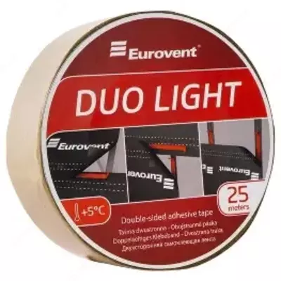 Ikki tomonlama yopishqoq Eurovent DUO tasmasi (20mm*25m)