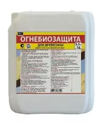 Yog‘ochni himoya qilish uchun yong‘indan himoyalovchi antiseptik vosita Konsentrat