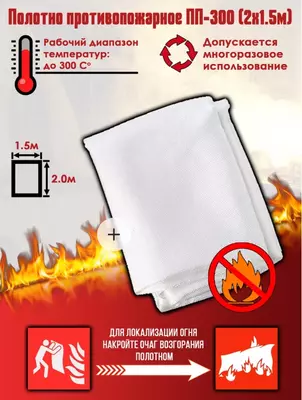 Противопожарная кошма ПП-300