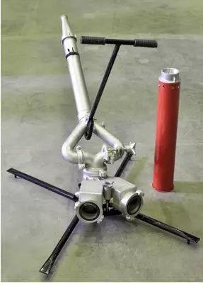 Пожарный лафетный ствол переносной CЛК-П20