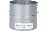 Dumaloq qaytish klapani D=100 shamollatish uchun