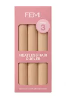 Набор бархатных бигуди FEMI Heatless Hair Curler - Baby Pink