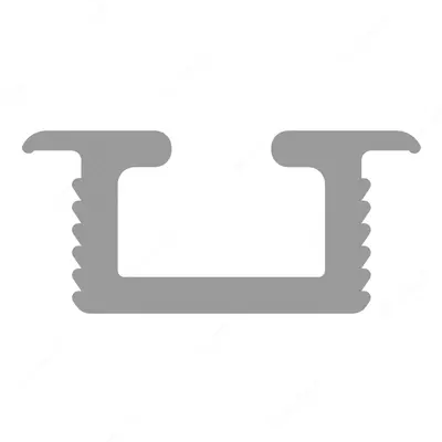 Нижний ходовой профиль из алюминия 10-12 3 M/75 KG ALU SINGLE LOWER/UPPER RAIL 10-12µ 3M