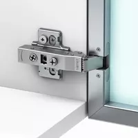 Петля для узкого алюминиевого профиля с доводчиком SAMET