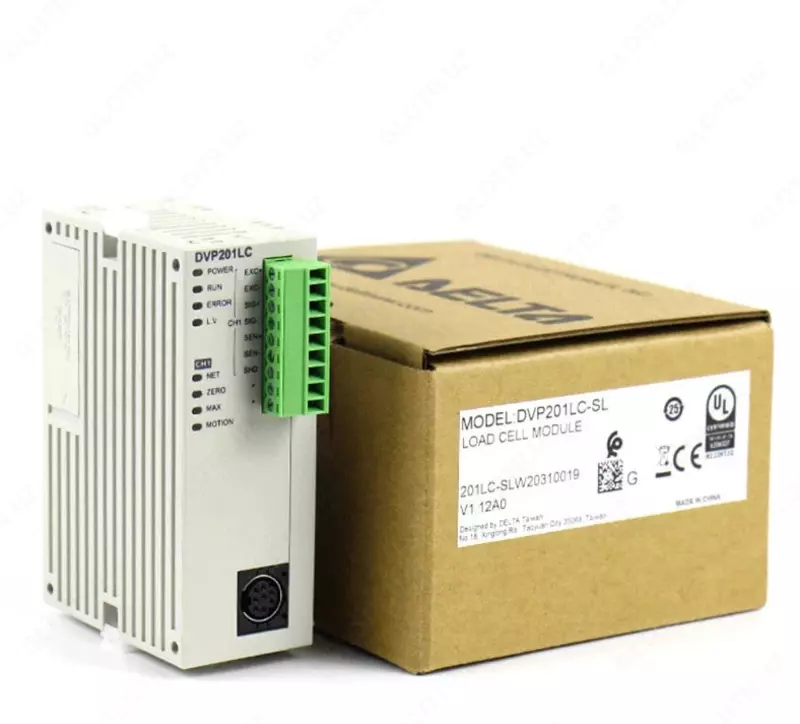  Модуль взвешивания Delta DVP201LC-SL для ПЛК Delta DVP-Slim  1 канал  24 бит  RS-485 Zarband electronics