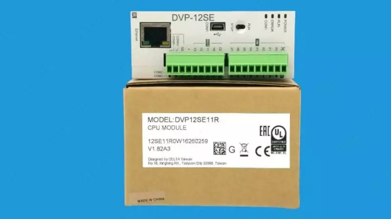  PLC-контроллер Delta DVP12SE11T (8DI  4DO  NPN  24V DC  Ethernet) - 